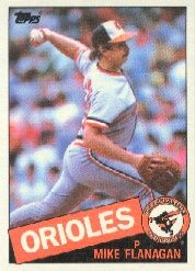 1985 Topps Baseball Cards      780     Mike Flanagan